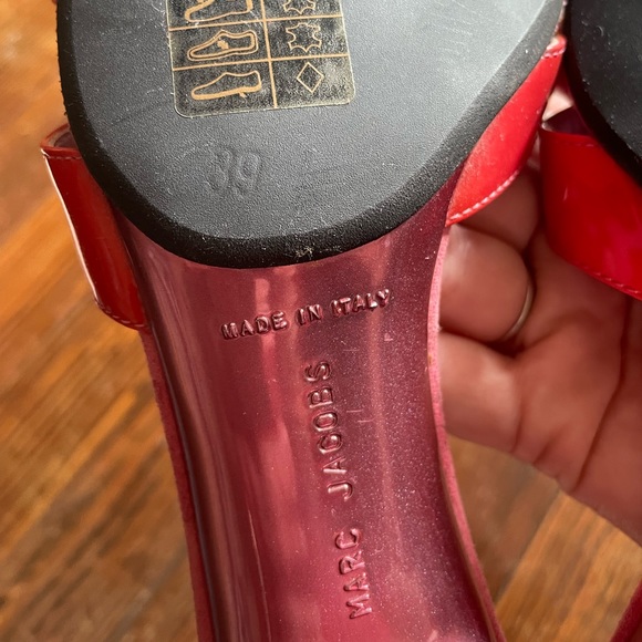 Marc Jacobs vintage pink patent and suede mules size 39 🌸💕 - Picture 5 of 6